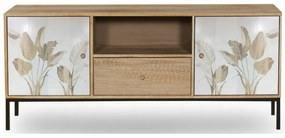 Τηλεόραση DKD Home Decor Μέταλλο Ξύλο από Μάνγκο (140 x 40 x 50 cm)
