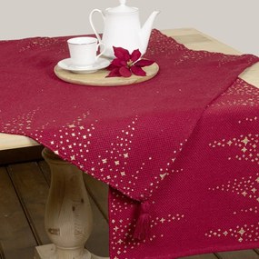 Καρέ Χριστουγεννιάτικο Winter Luxe Red-Gold Nima 85X85