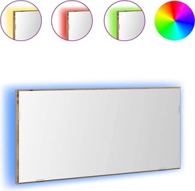 vidaXL Καθρέφτης artisan δρυς 80 x 37 εκ.