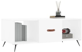 vidaXL Τραπεζάκι Σαλονιού Λευκό 102x50x40 εκ. από Επεξεργασμένο Ξύλο