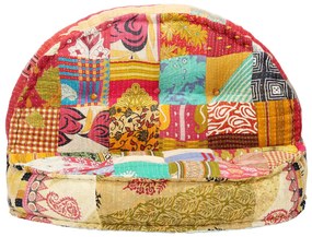 vidaXL Πουφ Patchwork 100 x 20 εκ. Υφασμάτινο