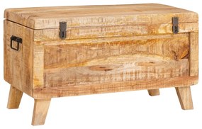 vidaXL Κουτί αποθήκευσης 70 x 35 x 40 εκ. Μασίφ ξύλο μάνγκο