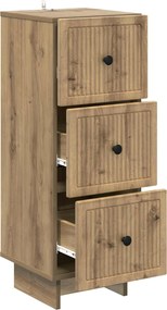 vidaXL Ντουλάπι με Συρτάρια 33 x 34,5 x 90 εκ Επεξεργασμένο Ξύλο