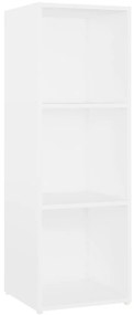 vidaXL Έπιπλα Τηλεόρασης 2 τεμ. Λευκά 107 x 35 x 37 εκ. Μοριοσανίδα
