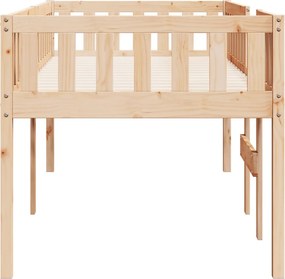 vidaXL Κρεβάτι Παιδικό Χωρίς Στρώμα 90x200 εκ. Μασίφ Πεύκο