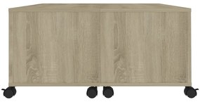 vidaXL Τραπεζάκι Σαλονιού Sonoma Δρυς 75 x 75 x 38 εκ. από Μοριοσανίδα