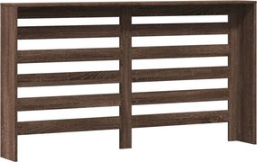 vidaXL Κάλυμμα Καλοριφέρ Καφέ Δρυς 149x20x82 εκ. Επεξεργασμένο Ξύλο