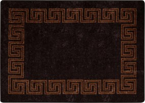 vidaXL Χαλί Runner MARSA Μαύρο 100 x 150 cm Πολυέστερ και PVC