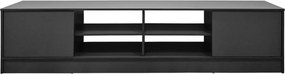 Έπιπλο τηλεόρασης Tivia pakoworld ανθρακί 180x35x41.5εκ