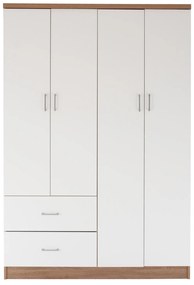 ΝΤΟΥΛΑΠΑ 4ΦΥΛΛΗ ME 2 ΣΥΡΤΑΡΙΑ BLAKELY HM339.06 SONAMA ΛΕΥΚΗ 120Χ42,5Χ180,5 εκ.