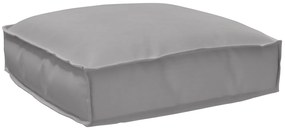 vidaXL Μαξιλάρι παλέτας για κάθισμα Γκρι 50 x 50 x 12 cm Ύφασμα Oxford