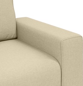 vidaXL Καθίσμα Σαλονιού Κρεμ 100 cm ύφασμα