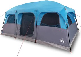 vidaXL Σκηνή Οικογενειακή 10 Ατόμων Αδιάβροχη Μπλε