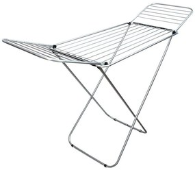 Απλώστρα Δαπέδου Πτυσσόμενη 04-0011 51,5x80x109cm Silver Estia