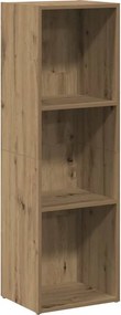 vidaXL Βιβλιοθήκη Artisan Δρυς 36x30x114 εκ. Επεξεργασμένο Ξύλο
