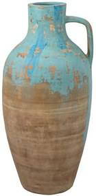 Βάζο - Κανάτα 957-125-001 29x66cm Veraman-Brown Κεραμικό