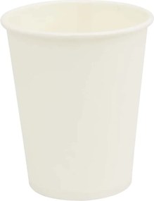 vidaXL Χάρτινα κύπελλα καφέ 1000 τεμάχια 8oz 200ml Λευκό