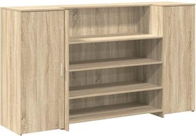 vidaXL Γραφείο υποδοχής Sonoma Δρυς 180x50x103,5εκ. Επεξεργασμένο Ξύλο
