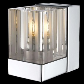Φωτιστικό Τοίχου - Απλίκα W34401SP 8x9x10cm 1xG9 40W Silver-Clear Aca