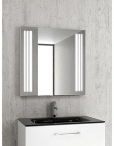 Karag PIC011-1000 Καθρέπτης Από Ανοξείδωτο Ατσάλι 100x75x4 cm &amp; Κρυφό Φωτισμό LED