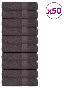 vidaXL Χειροπετσέτες 50 τεμ. FROGN Ανθρακί 50x100 εκ. 100% Βαμβάκι