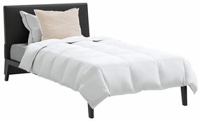 vidaXL Σετ Κουβέρτας με μαξιλάρι 2 pcs Λευκό 135 x 200 cm Πούπουλο