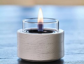 Επιτραπέζια Εστία Φωτιάς Lotus 10 Tenderflame με διάρκεια καύσης 4 - 5 ώρες, χωρητικότητα δεξαμενής 150ml και διαστάσεις 10x8.5cm - White