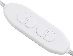 vidaXL Φωτιστικά Καθρέφτη με 8 LED Λάμπες Θερμό και Ψυχρό Λευκό
