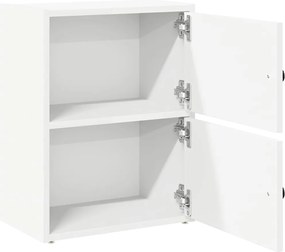 vidaXL Βιβλιοθήκη Λευκή 40x24x52 εκ. από Επεξεργασμένο Ξύλο