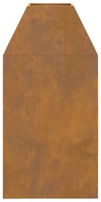 vidaXL Φωτιά Καφέ 50 x 50 x 100 cm Ατσάλι σκληρυθέν στον αέρα