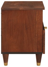 vidaXL Κομοδίνα με συρτάρι 2 pcs 40 x 33 x 46 εκ.