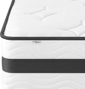 vidaXL Στρώμα με Bonnell Springs Medium 90x190 εκ. Μονό