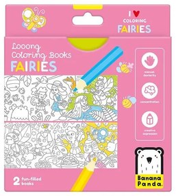 Banana Panda Βιβλία Ζωγραφικής 2Τμχ 4+ Ετών Looong Με Νεράιδες - Fairies BP50162
