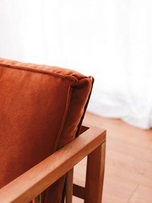 Wing Chair Sallanan - Cinnamon Cinnamon