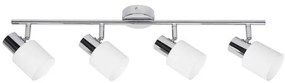 Σποτ Φωτιστικό Οροφής 4XE14 μεταλλικό 9079-4Φ-Inlight-9079-4Φ-Χρώμιο-Χρώμιο 9079-4Φ-Χρώμιο