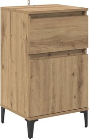 vidaXL Κομοδίνο Artisan Oak 40 x 35 x 70 εκ. Επεξεργασμένο ξύλο