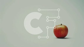 Σετ των 2 Intra Συλλεκτικό Ξύλινο Παζλ Plywood 4mm - Μονό κόκκινο μήλο σε πρώτο πλάνο Σε Ξύλινο Κουτί - Διαστάσεις: 10x10 cm – 25 κομμάτια