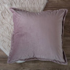 Μαξιλάρι Διακοσμητικό (Με Γέμιση) Velvet 12 Purple Teoran 45X45 45x45cm Acrylic