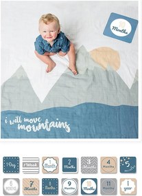 Σεντόνι Φωτογράφισης Μωρού + Κάρτες Lulujo Will Move Mountains LJ582