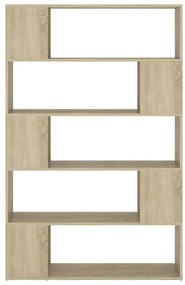 vidaXL Βιβλιοθήκη/Διαχωρ. Χώρου Sonoma Δρυς 100x24x155 εκ. Επεξ. Ξύλο