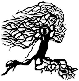 Διακοσμητικό Φωτιστικό Τοίχου Tree Woman 526SHD1176 48x9x49cm 1xE27 40W Black Opviq