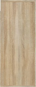 vidaXL Ντουλάπι Τοίχου Sonoma Δρυς 80x33x80 εκ. Επεξεργασμένο Ξύλο