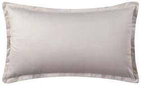 Διακοσμητική Μαξιλαροθήκη Βελουτέ (35x60) Silk Fashion A804 Ιβουάρ