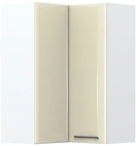 Ντουλάπι κρεμαστό γωνιακό Modena V9-UG-2K-Λευκό - Μπεζ