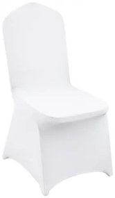 100pcs Stretch Spandex White Folding Chair Covers For Wedding Party Banquet