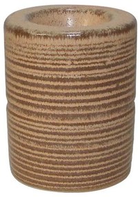 Κηροπήγιο Για Ρεσώ 003-123-075 7,5x7,5x9cm Brown Ceramic