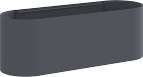 vidaXL Υψωμένο Κρεβάτι Κήπου Ανθρακί 120 x 40 x 40 εκ
