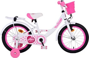 Ashley 16 Inch 23 cm Girls Coaster Brake White/Pink