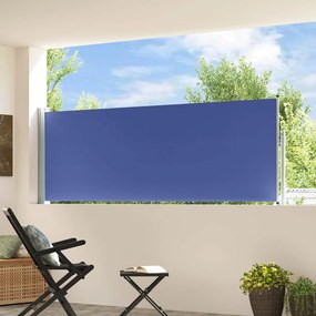 vidaXL Σκίαστρο Πλαϊνό Συρόμενο Βεράντας Μπλε 100 x 314 εκ.