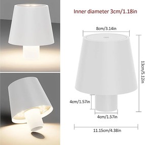 Διακοσμητικό Φωτιστικό LED για Μπουκάλι Μπαταρίας - Άσπρο